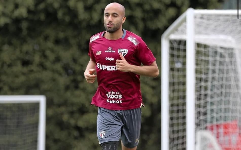 Lucas Moura, meia-atacante do São Paulo