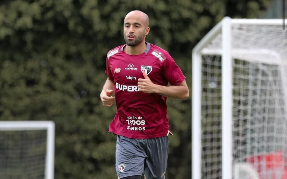 Lucas Moura, meia-atacante do São Paulo