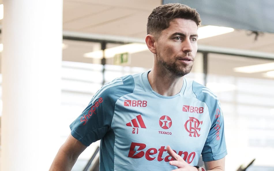 Jorginho treino Flamengo Estudiantes