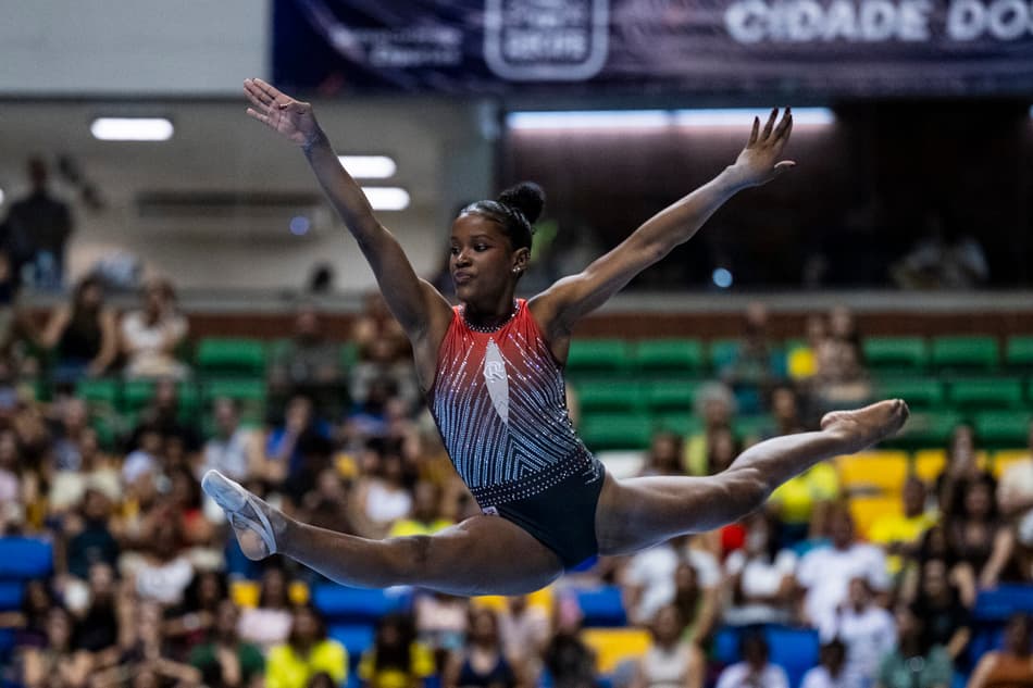 Júlia Coutinho no Brasileiro de Ginástica Artística (Foto: Confederação Brasileira de Ginástica CBG)