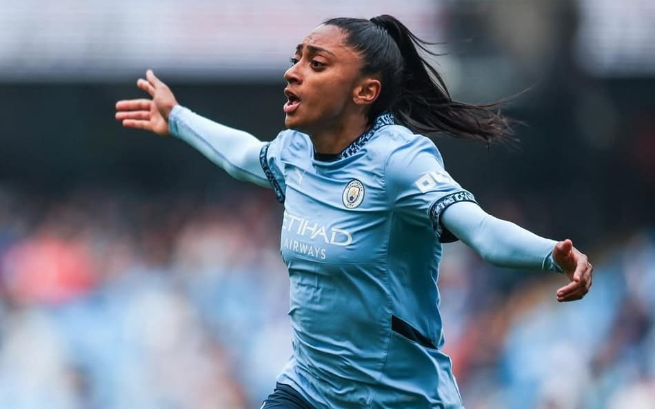 Kerolin defende o Manchester City na WSL (Foto: Reprodução/Instagram)