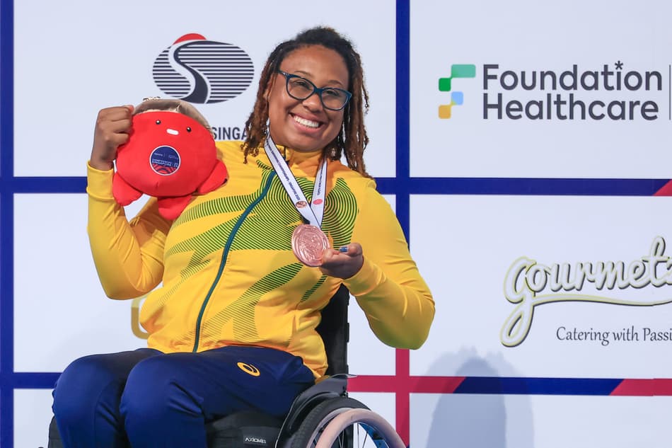 Lidia Cruz foi bronze nos 50m costas da classe S4