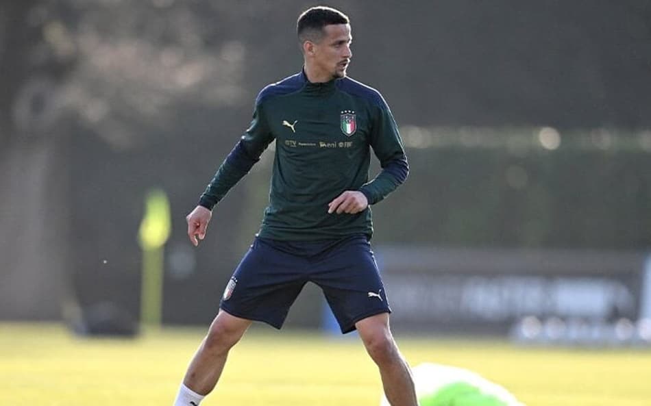 Luiz Felipe em ação pela seleção italiana (Foto: Divulgação)