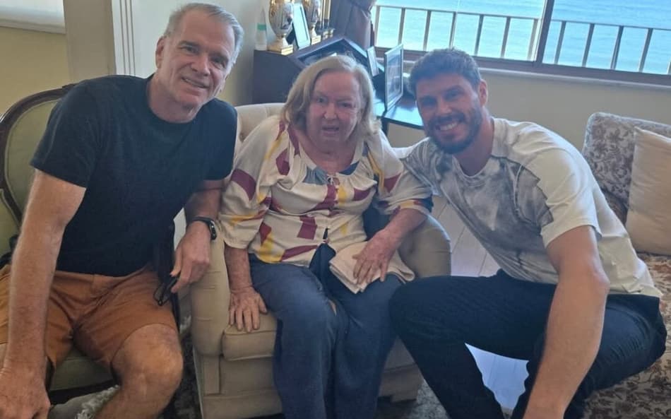 Maria Ângela, mãe de Bernardinho e avó de Bruninho, faleceu aos 90 anos