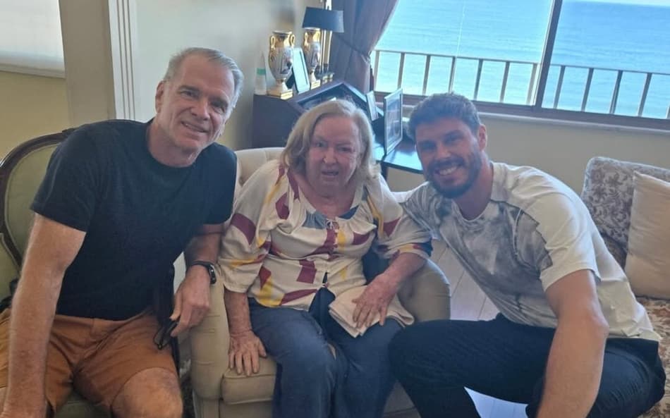 Maria Ângela, mãe de Bernardinho e avó de Bruninho, faleceu aos 90 anos
