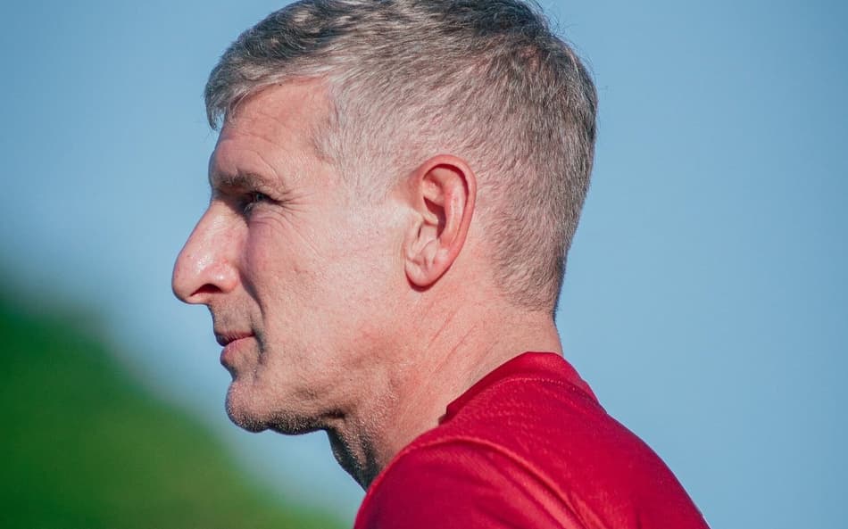 Martín Palermo, treinador do Fortaleza (Foto: Mateus Lotif/Fortaleza EC)