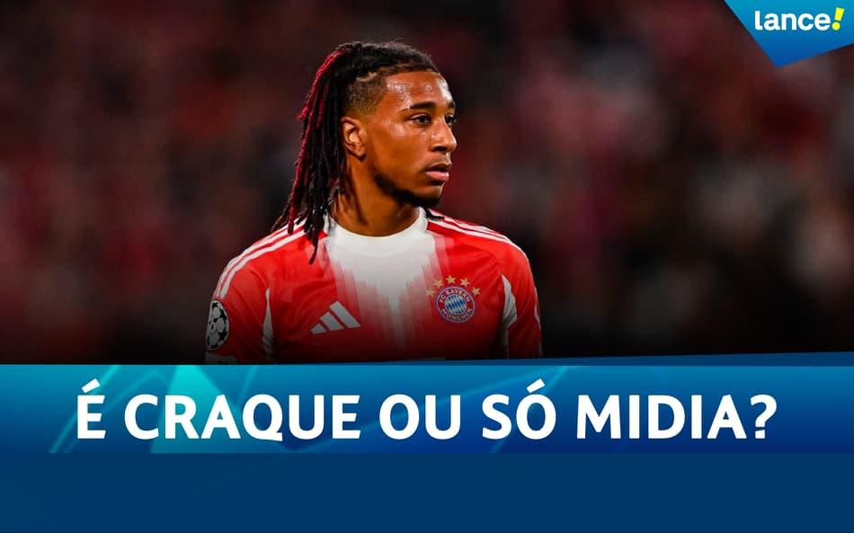 Michael Olise em ação pelo Bayern (Foto: Reprodução/X)