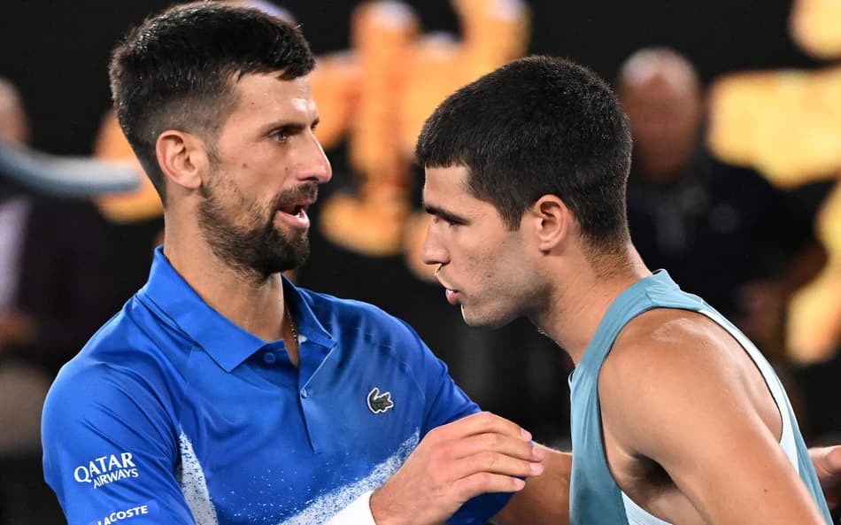 Novak Djokovic - Carlos Alcaraz - Australian Open - Tênis