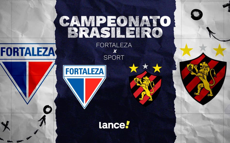 Fortaleza e Sport se enfrentam na Arena Castelão (Foto: Arte/Lance!)