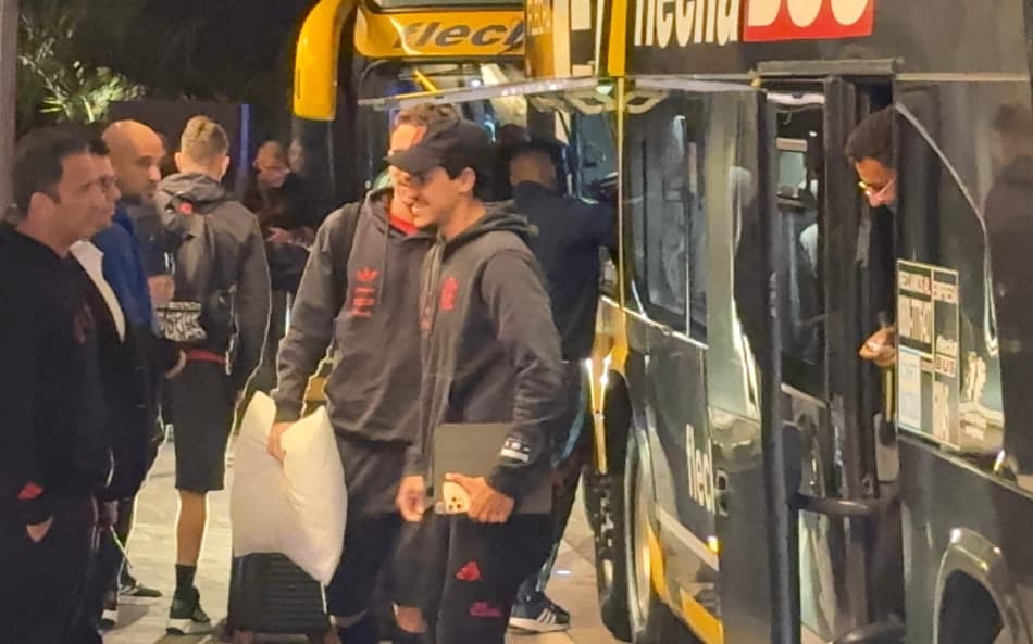Pedro chegada Flamengo Estudiantes