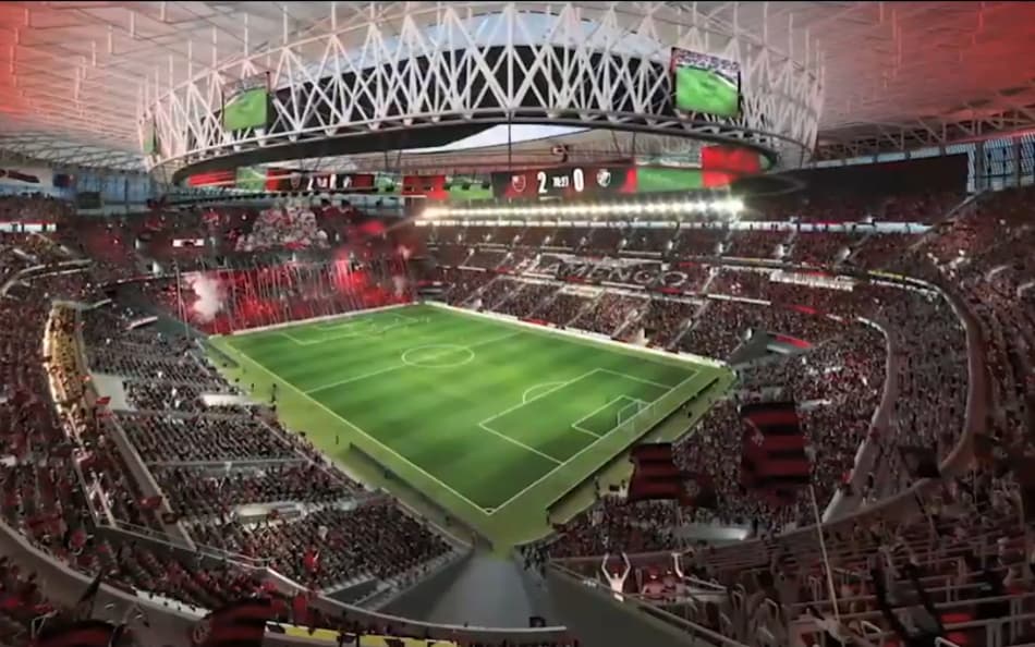 Projeto estádio do Flamengo