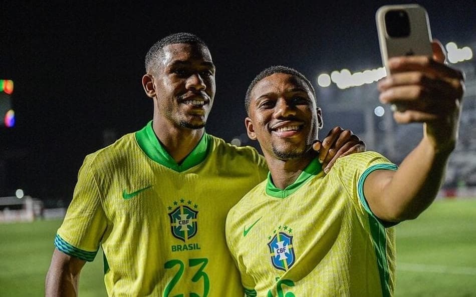 Rayan e Leandrinho pela Seleção Brasileira