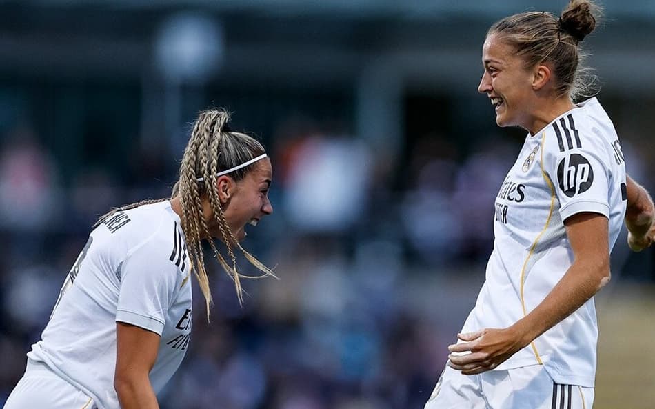 Jogadoras do Real Madrid comemoram vitória na Champions Feminina (Foto: Reprodução/Instagram)