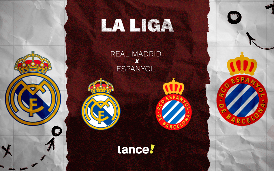 Real Madrid x Espanyol em duelo de La Liga (Arte: Lance!)