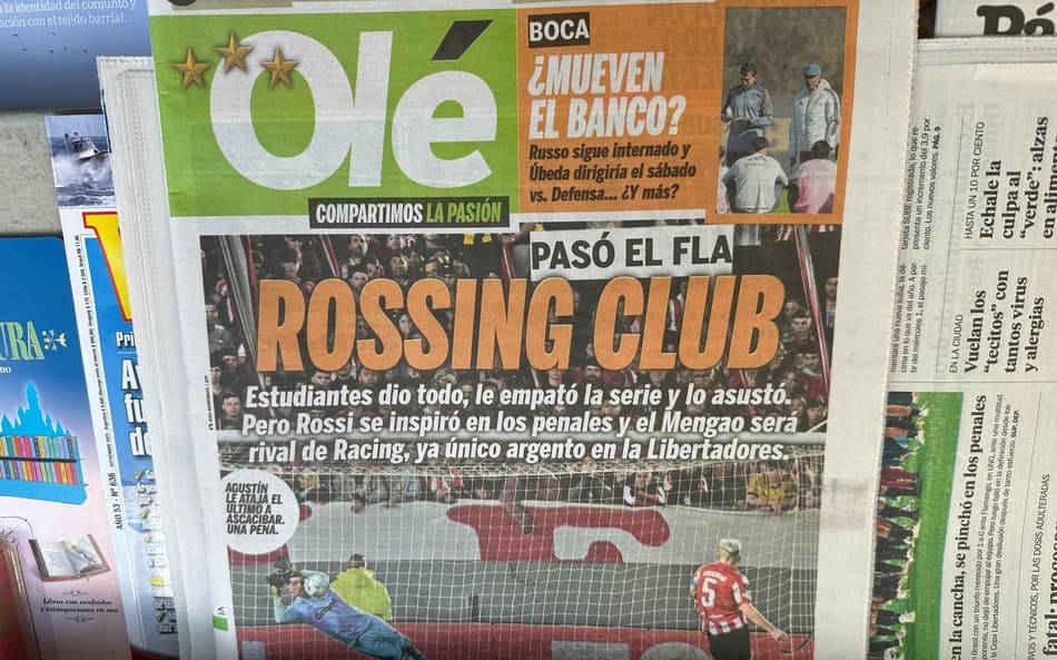 Repercussão da classificação do Flamengo na Argentina