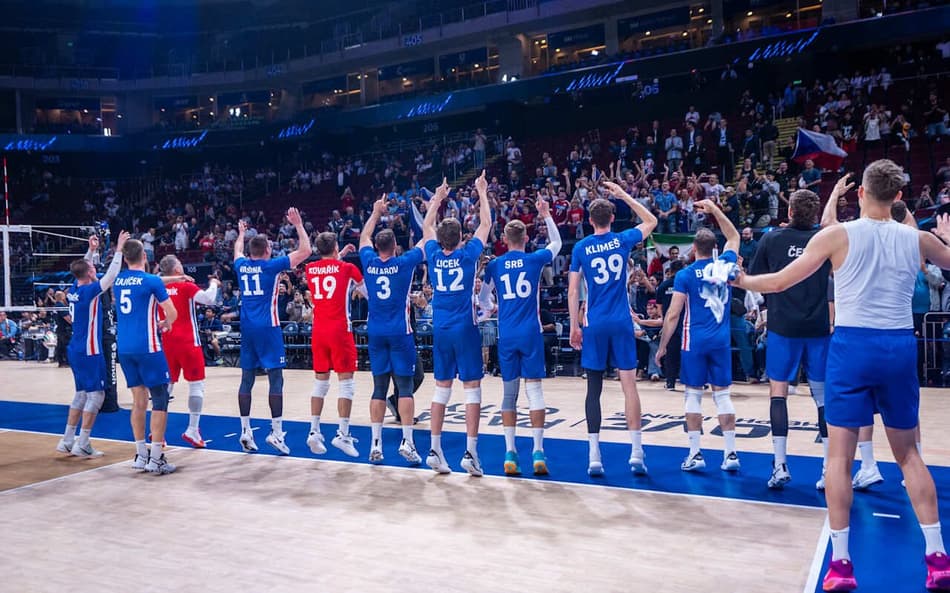 República Tcheca vence jogo das quartas de final do Mundial de Vôlei masculino (Foto: Volleyball World)