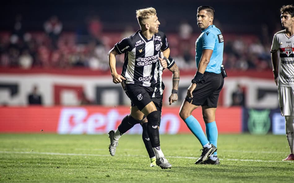 Partida entre São Paulo e Ceará, pelo Brasileirão (Foto: Felipe Santos/Ceará SC)