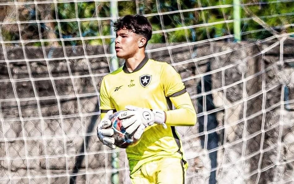 Bruno Samudio defende as cores do Botafogo (Foto: redes sociais)