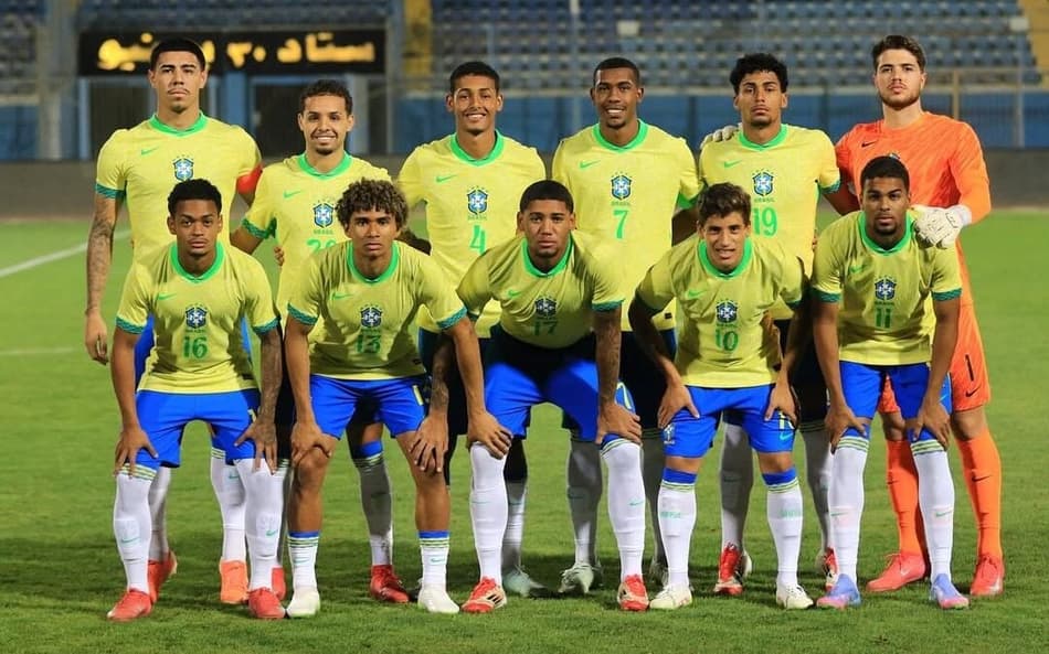Seleção brasileira sub-20 realizou três amistosos no Egito (Foto: Reprodução/Gustavo Prado)