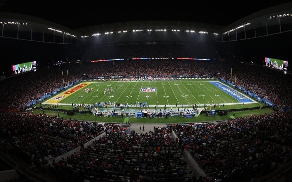 O mercado brasileiro se consolida com a NFL (Foto: José Manoel Idalgo / Corinthians)