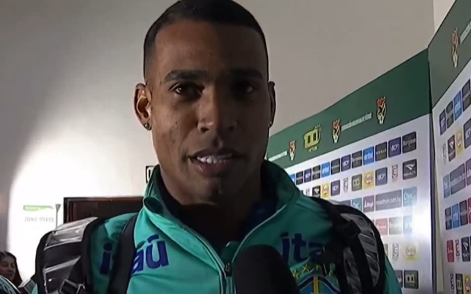 Jean Lucas após a derrota para a Bolívia (Foto: reprodução)