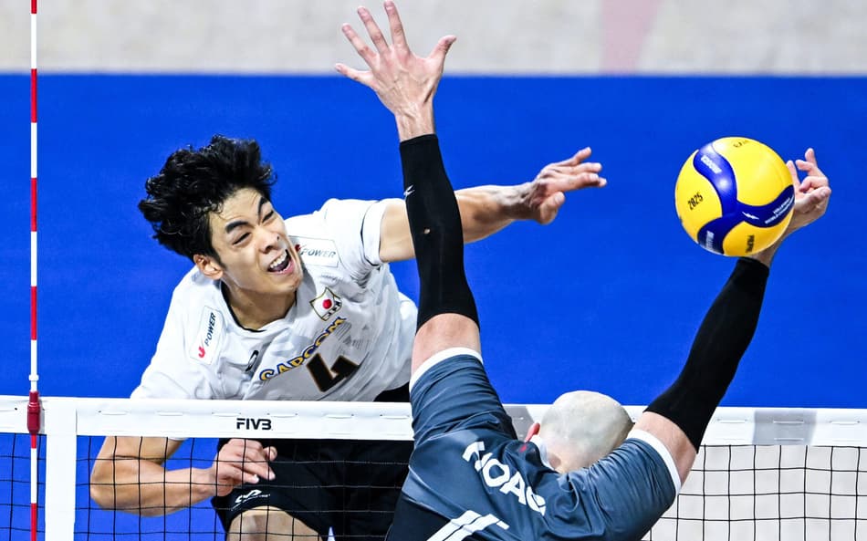 Seleção japonesa é eliminada do Mundial de Vôlei masculino (Foto: HERWIN VARDELEON/AFP)