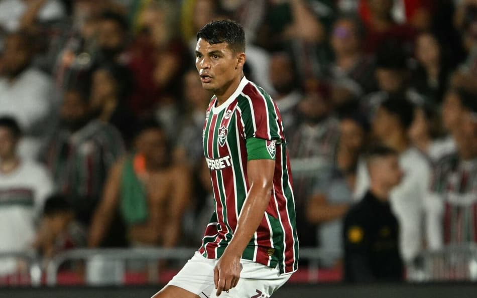 Thiago Silva em Fluminense x Lanús
