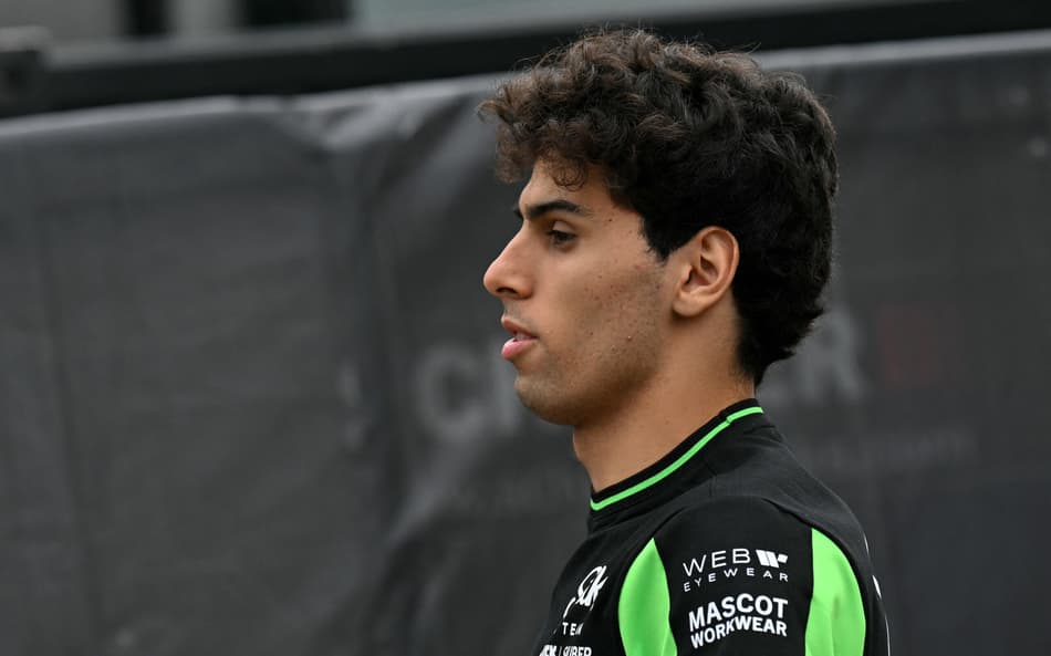 Gabriel Bortoleto, da Sauber, no GP da Inglaterra