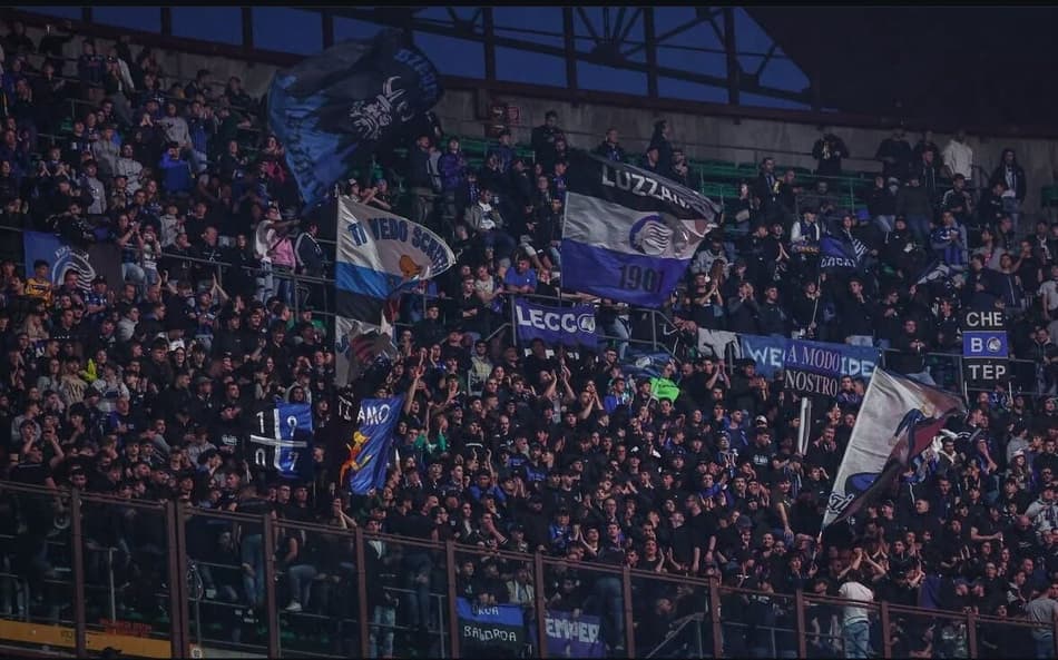 Torcida do Atalanta (Foto:Reprodução/ Redes Sociais)