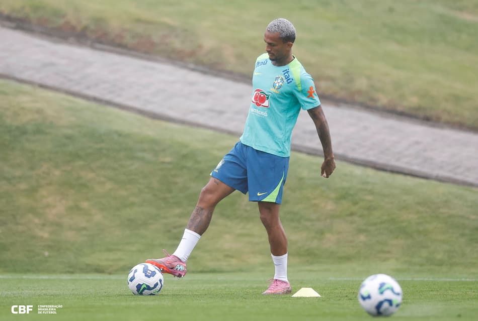 Wesley Seleção Brasileira treino