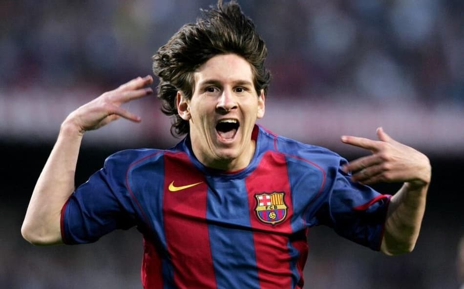 Lionel Messi na temporada 2004 pelo Barcelona