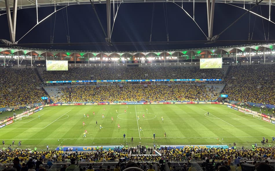 Maracanã lotado para o jogo da Seleção (Foto: Gabriel Gaudêncio/Lance!)