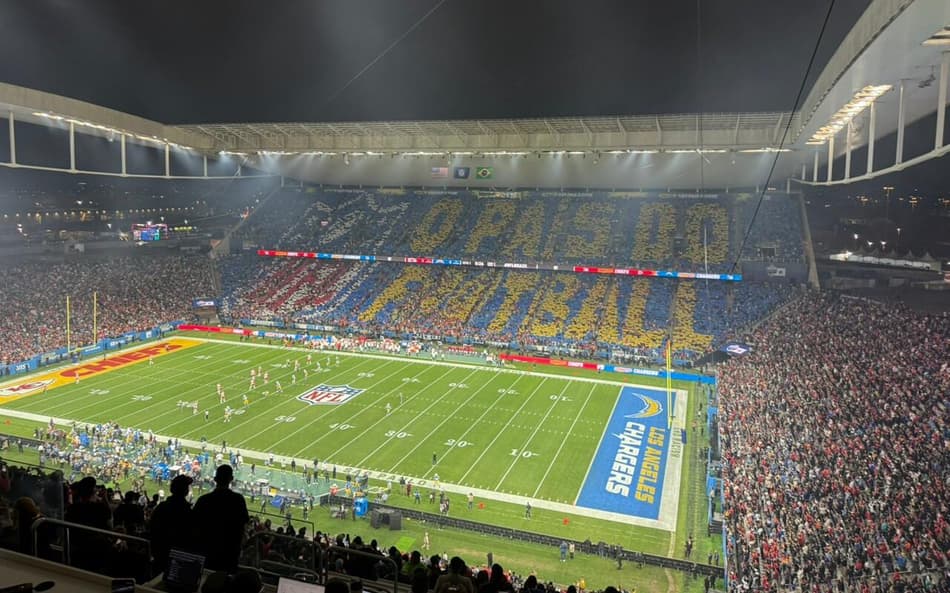 Neo Química Arena NFL São Paulo Game futebol americano Los Angeles Chargers Kansas City Chiefs