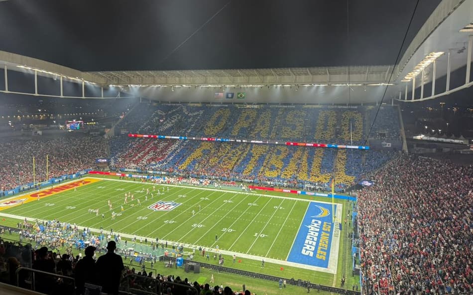 Neo Química Arena NFL São Paulo Game futebol americano Los Angeles Chargers Kansas City Chiefs