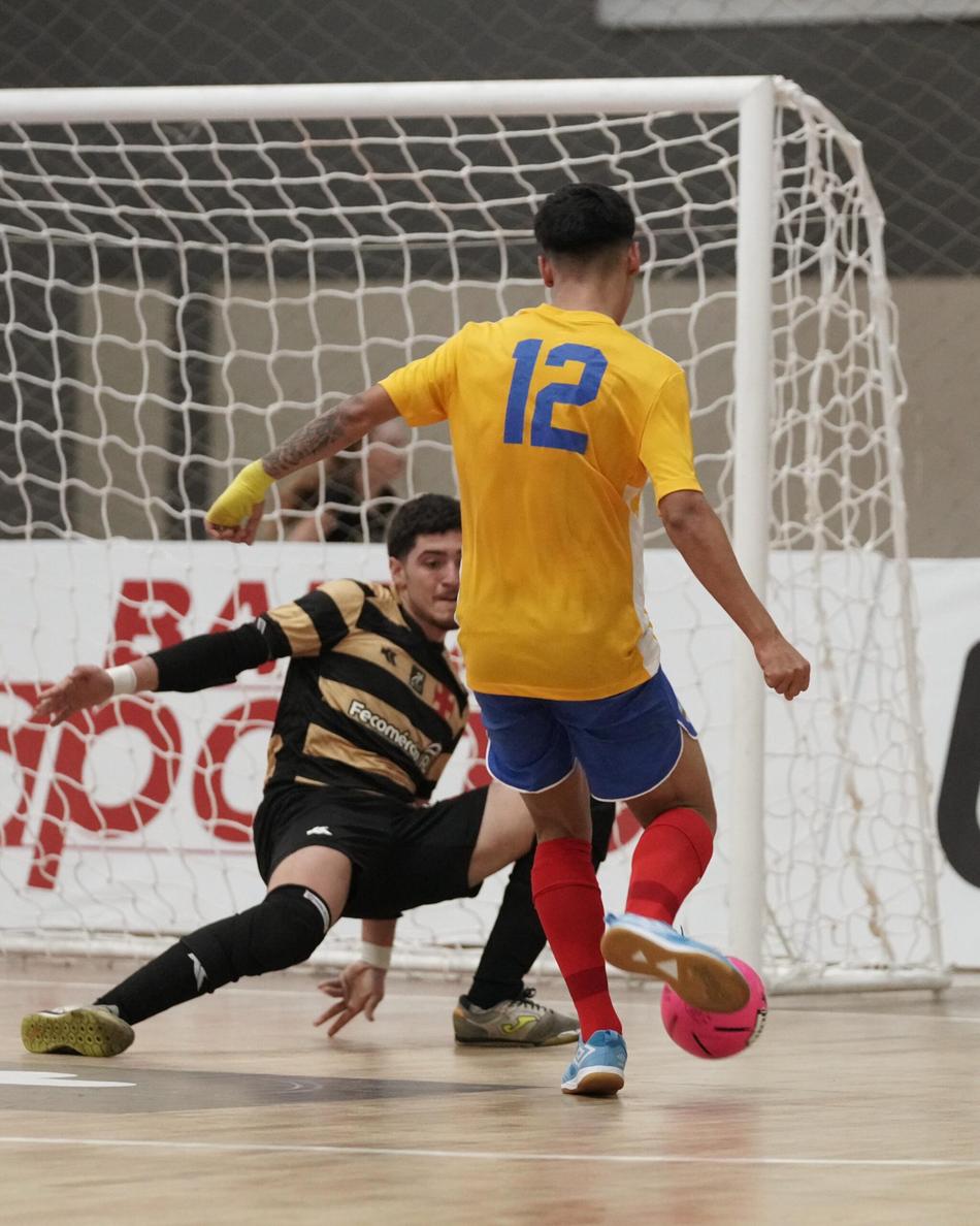 Partida entre Vasco e NY Equador na Copa Mundo do Futsal (Foto: Mauricio Mateus Moreira)