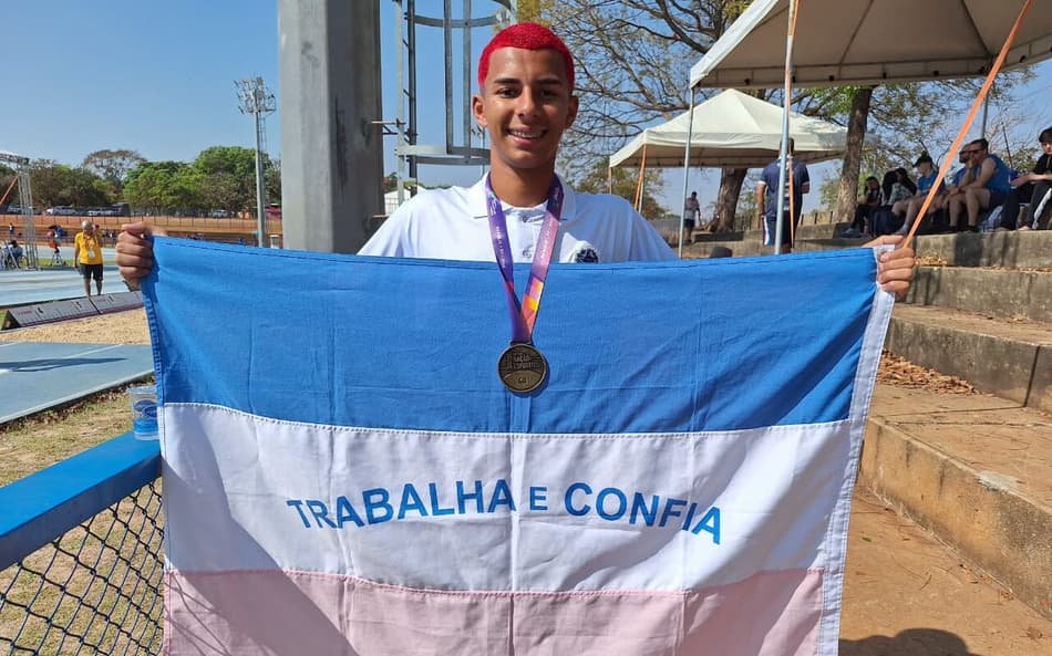 O capixaba Davi Gabriel Bastos, tricampeão dos Jogos da Juventude (Divulgação)