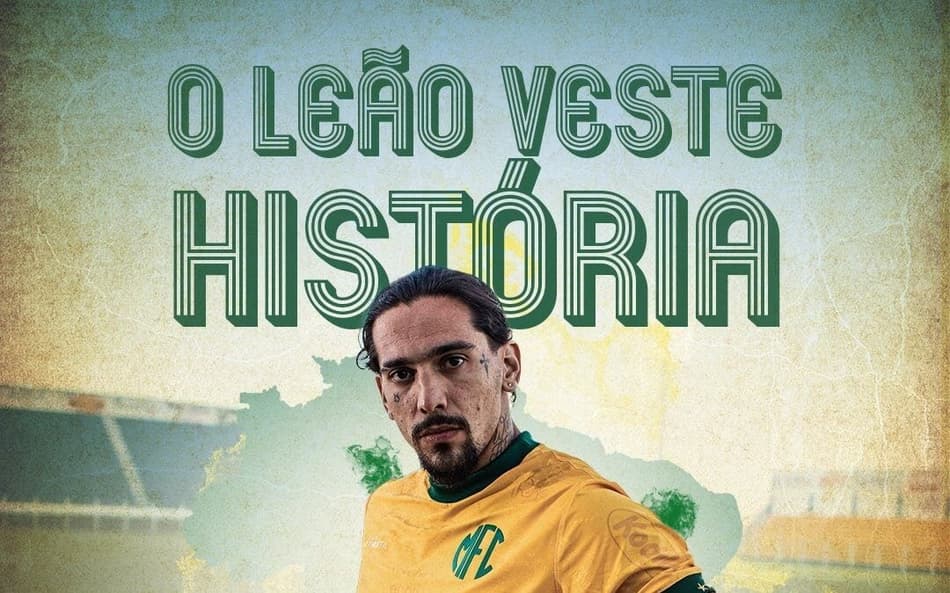 Imagens de lançamento de camisa comemorativa do Mirassol. (Foto: X/Mirassol Futebol Clube)