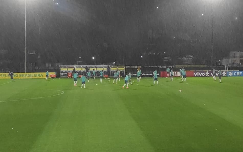 Treino da Seleção Sub-20 na Granja Comary