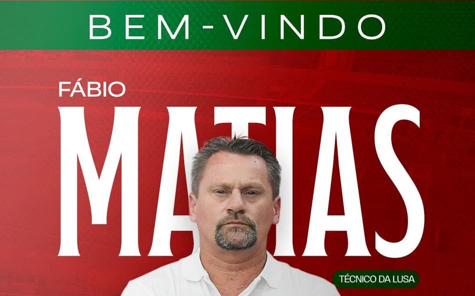 Ricardo Matias é o novo treinador da Portuguesa SAF. (Foto: Divulgação/Instagram/Portuguesa)