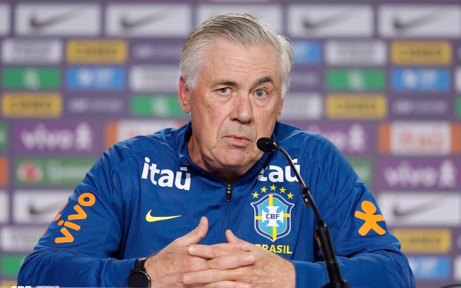 Samuel Lino, do Flamengo, não foi chamado por Ancelotti no jogo da Seleção (Foto: Rafael Ribeiro/CBF)