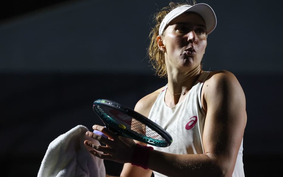Bia Haddad em ação no SP Open (Foto: Divulgação SP Open)