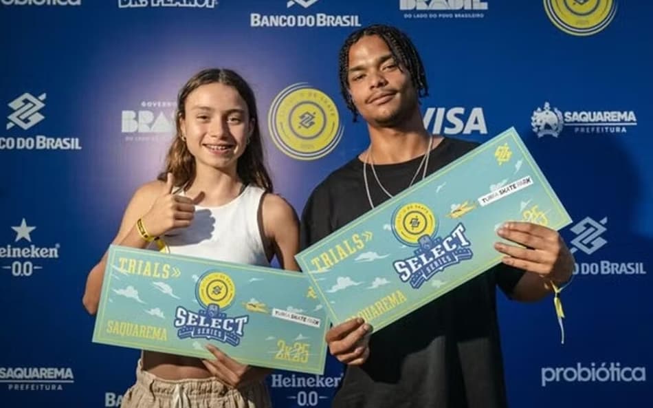 Bianca Godoi e Otoniel Soares garantem vaga no SLS Select Series (Foto: Divulgação/SLS Select Series Saquarema)