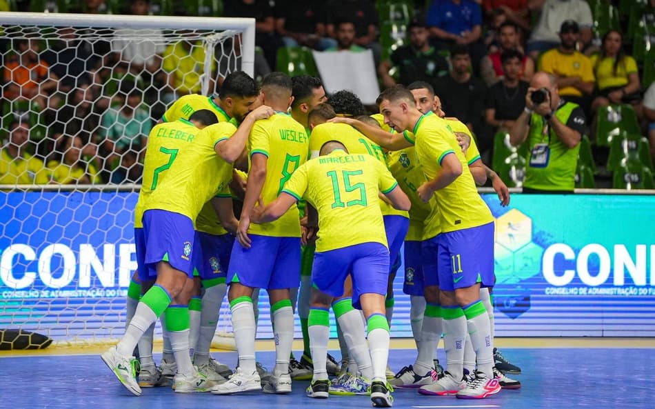 Brasil é campeão invicto da Copa das Nações de Futsal