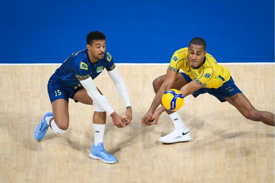 Seleção Brasileira venceu a China por 3 sets a 0 na estreia do Mundial de Vôlei masculino (Foto: Volleyball World)