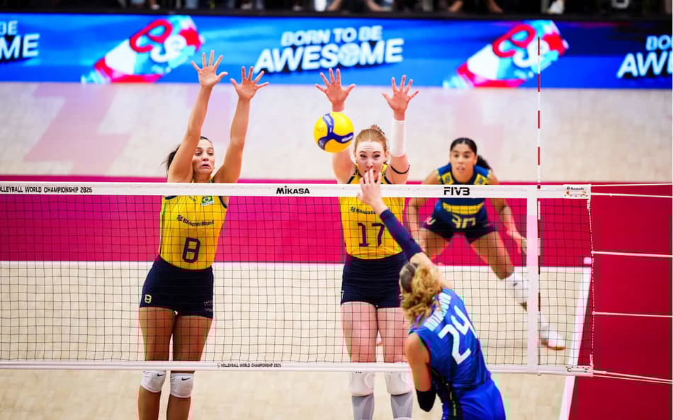 Acompanhe ao vivo: Brasil encara Itália pela semifinal do Mundial de Vôlei Feminino. (Foto: Volleyball World)