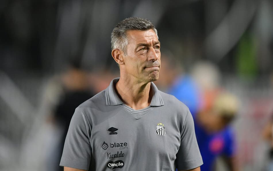 Pedro Caixinha - Vasco x Santos - Brasileirão