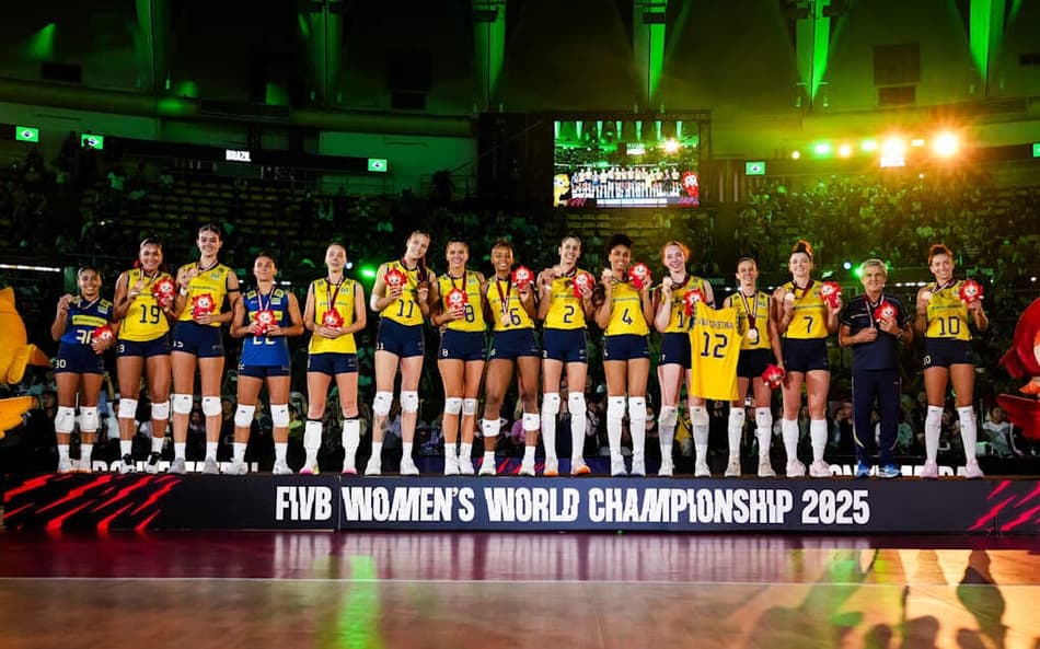Brasil Mundial de Vôlei (Foto: vOLLEYBALL wORLD)