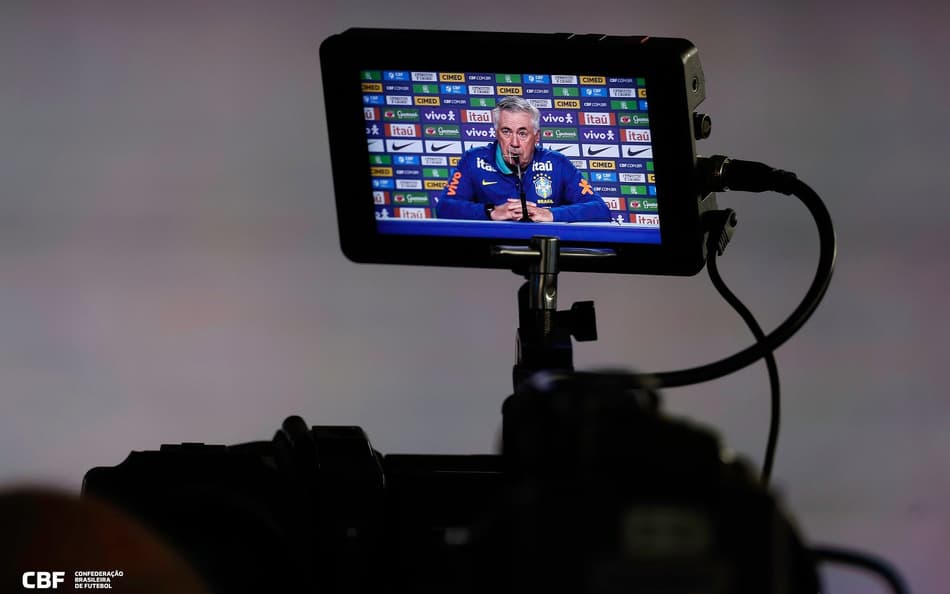 Carlo Ancelotti, técnico da Seleção Brasileira