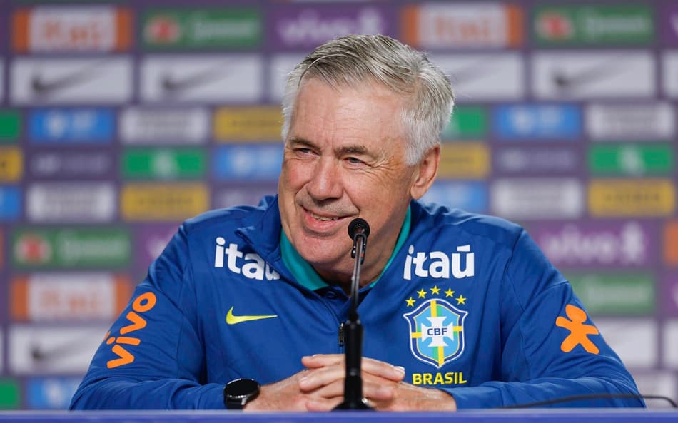 Carlo Ancelotti já admite seguir como técnico do Brasil até 2030