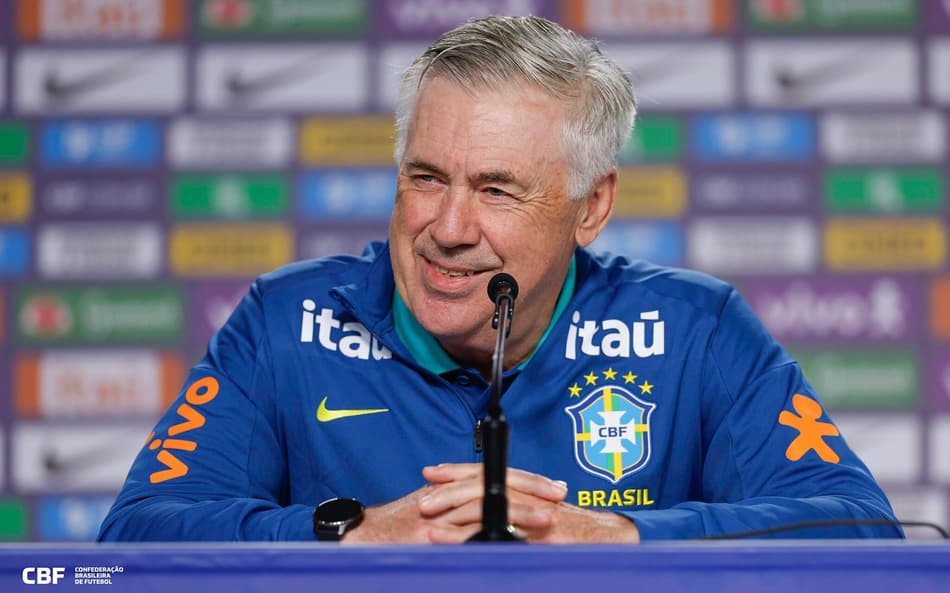 Carlo Ancelotti já admite seguir como técnico do Brasil até 2030